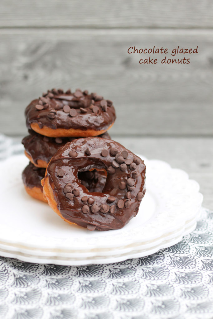 chocolateglazedcake donuts