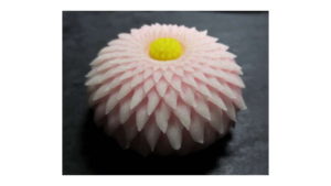 wagashi autunnale: crisantemo pasticceria giapponese