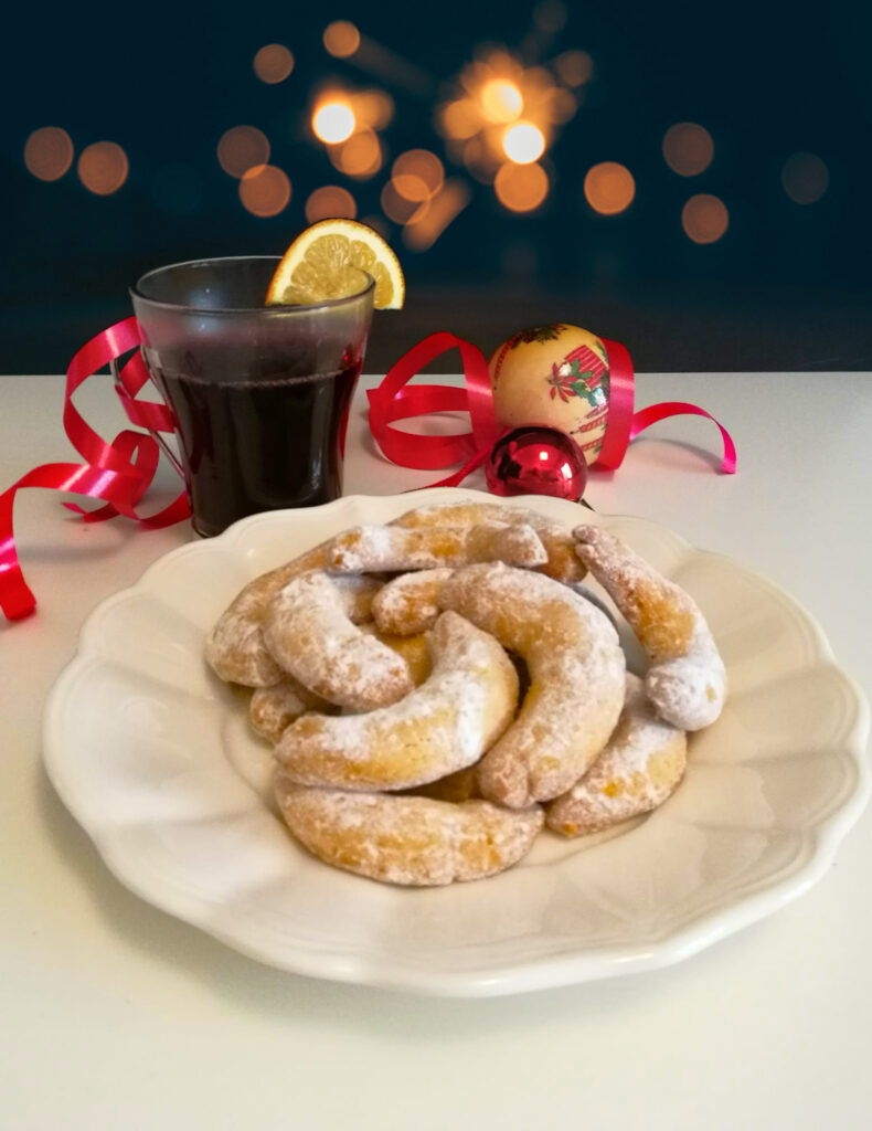 Glühwein viennese con Kipferl